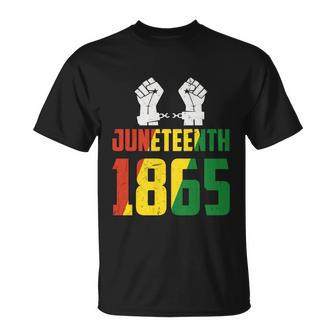 Juneteenth Emancipation Day Vintage Cool Melanin Black Pride Gift Unisex T-Shirt - Monsterry