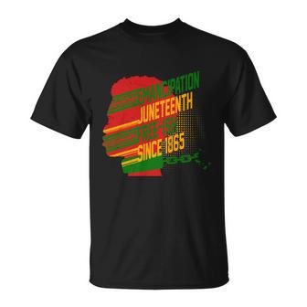 Juneteenth Emancipation Day Vintage Cool Melanin Black Pride Gift V2 Unisex T-Shirt - Monsterry