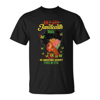 Juneteenth Juneteenth Shirts African American Black Queen T-shirt - Thegiftio UK