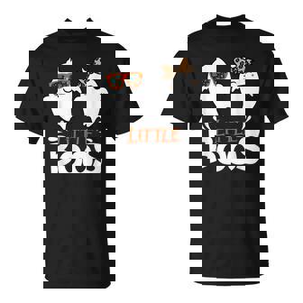 Just Here For Little Boos Halloween Ghost Leopard Costume T-shirt - Thegiftio UK