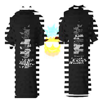 I Just Really Like Pineapples Cute Pineapple Summer T-Shirt - Thegiftio UK