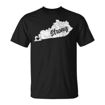 Kentucky State Map Kentucky Strong T-shirt - Thegiftio UK