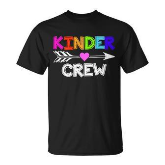 Kinder Crew Kindergarten Teacher Unisex T-Shirt - Monsterry UK