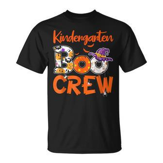 Kindergarten Boo Crew Teachers Students Halloween Costume Unisex T-Shirt - Seseable