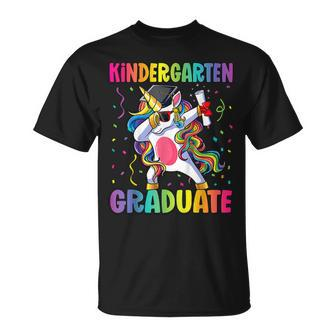 Kindergarten Graduation Dab Dabbing Unicorn T-shirt - Thegiftio UK