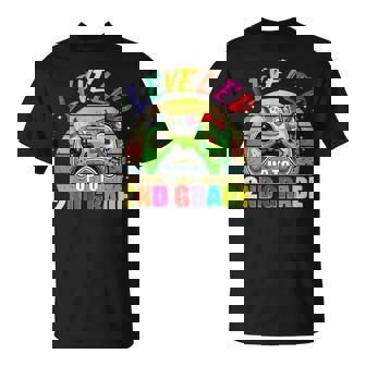 Leveled Up To 2Nd Grade Gamer Back To School Happy First Day T-shirt - Thegiftio UK