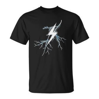 Lightning Thunder Bolt Strike Apparel Boys Girls Men T-shirt - Thegiftio UK