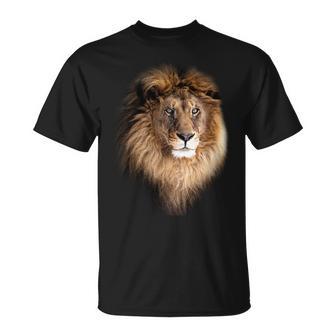 Lion Head Graphic Unisex T-Shirt - Monsterry AU