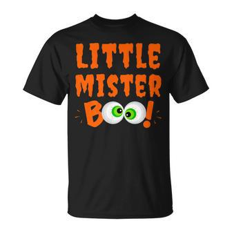 Little Mister Boo Halloween Son Ghost Toddler Kid Boys T-shirt - Thegiftio UK