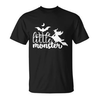Little Monster Funny Halloween Quote Unisex T-Shirt - Monsterry CA
