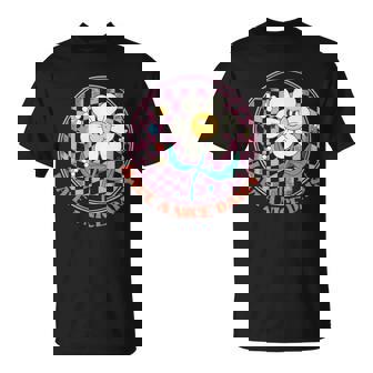 Live A Nice Daisy Flower Retro Daisy Quote Custom T-shirt - Thegiftio