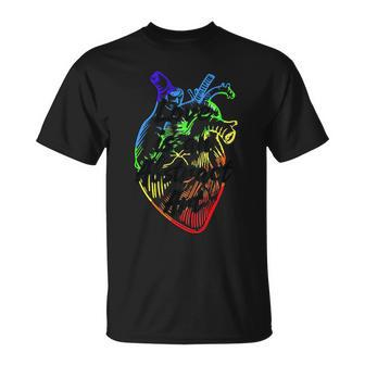 Love Is An Abstract Art Love Lgbt Gay Pride Lgbt Pride Month T-Shirt - Thegiftio UK