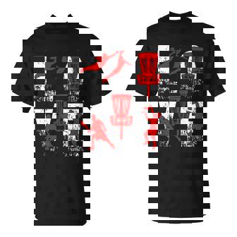 Love Disk Golf Vintage Fun Golfing T-Shirt - Thegiftio