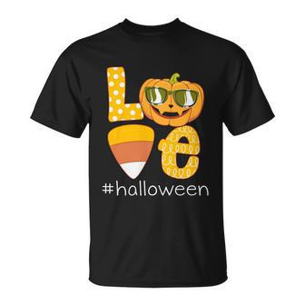 Love Halloween Pumpkin Halloween Quote V2 Unisex T-Shirt - Monsterry CA