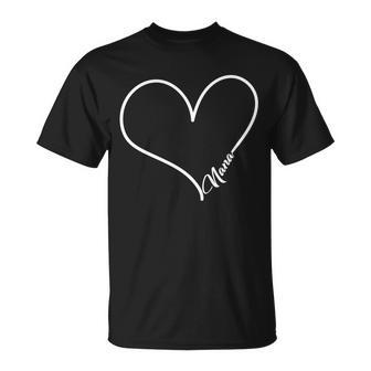Love Nana Heart Unisex T-Shirt - Monsterry DE