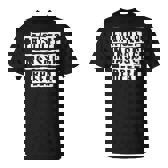 Lovely Cool Sarcastic Eat Sleep Massage Repeat T-shirt - Thegiftio