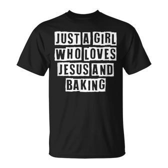 Lovely Cool Sarcastic Just A Girl Who Loves Jesus And T-shirt - Thegiftio UK