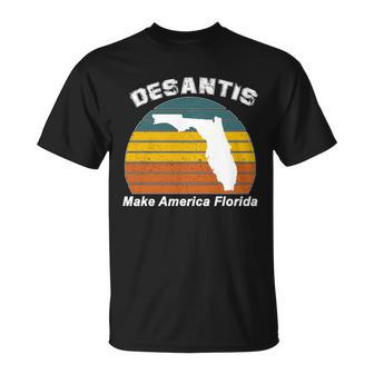 Make America Florida Desantis 2024 Election Unisex T-Shirt - Monsterry