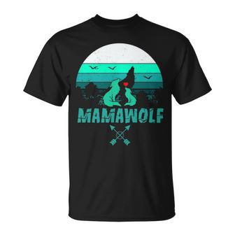 Mamawolf Wolf Lovers For Mother T-shirt - Thegiftio UK
