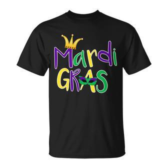 Mardi Gras Crown Logo Unisex T-Shirt - Monsterry AU