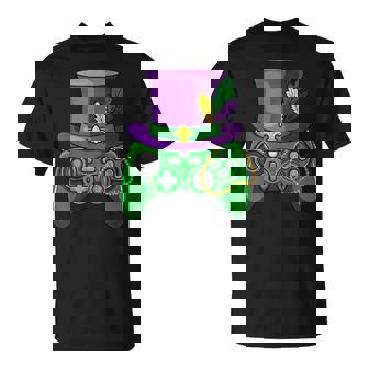 Mardi Gras Video Game Controller Jester Hat Costume T-shirt - Thegiftio