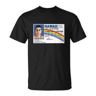 Mclovin Id Fake Licensed Hawaii Funny Unisex T-Shirt - Monsterry DE