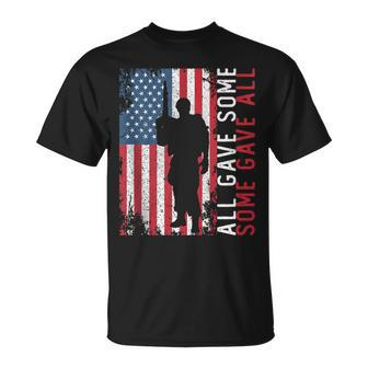 Memorial Day All Gave Some Some Gave All T-shirt - Thegiftio UK