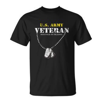 Memorial Day US Army Veteran Defender Of Freedom Tshirt Unisex T-Shirt - Monsterry