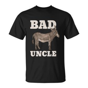 Mens Badass Uncle Funny Pun Cool Unisex T-Shirt - Monsterry CA