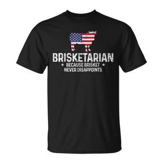 Mens Briketarian Bbq Grilling Chef State Map Funny Barbecue V2 Unisex T-Shirt - Seseable