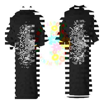 Mental Health Matters Flowering Mind Unisex T-Shirt - Monsterry