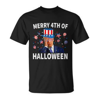 Merry 4Th Of You Know The Thing Usa Flag Funny 4Th Of July Unisex T-Shirt - Monsterry DE