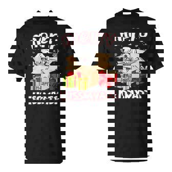 Merry Kissmyass Bichon Frise In Box Xmas Lover Gifts Men Women T-shirt Graphic Print Casual Unisex Tee - Thegiftio UK