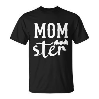 Mom Ster Bat Funny Halloween Quote Unisex T-Shirt - Monsterry CA