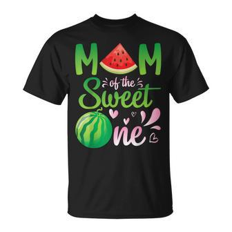 Mom Of The Sweet One Watermelon Mother Mommy Mama Daughter T-shirt - Thegiftio UK