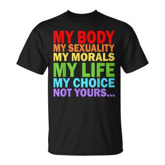 My Body My Sexuality Pro Choice - Feminist Womens Rights Unisex T-Shirt - Seseable