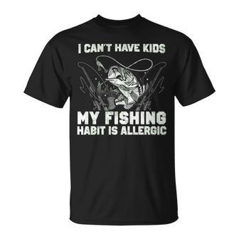 My Fishing Habit Unisex T-Shirt - Seseable