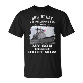 My Son Is On Uss Philippine Sea Cg Unisex T-Shirt - Monsterry AU