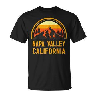 Napa Valley California Ca Mountains Hiking Souvenir Vintage T-shirt - Thegiftio UK