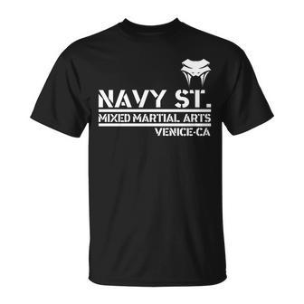 Navy St Mix Martial Arts Venice California Snake Logo Tshirt Unisex T-Shirt - Monsterry AU