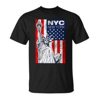 New York City Statue Of Liberty Shirts Cool New York City T-shirt - Thegiftio UK