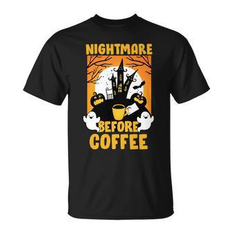 Nightmare Before Coffee V2 Unisex T-Shirt - Monsterry AU