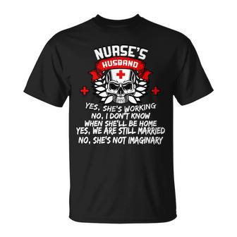 Nurses Husband Tshirt Unisex T-Shirt - Monsterry UK