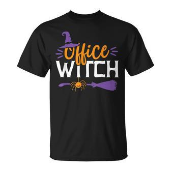 Office Witch School Secretary Teacher Halloween Appreciation Men Women T-shirt Graphic Print Casual Unisex Tee - Thegiftio UK