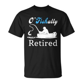 Ofishally Retired Fisherman Retirement V2 T-shirt - Thegiftio UK