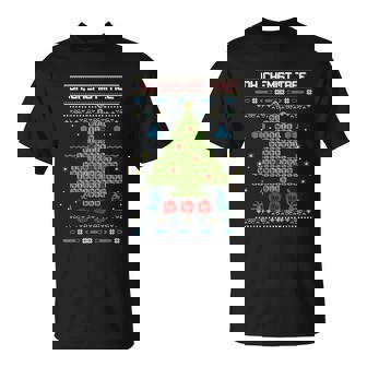 Oh Chemist Tree Chemistry Tree Christmas Science T-shirt - Thegiftio