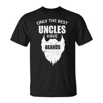 Only The Best Uncles Have Beards Tshirt Unisex T-Shirt - Monsterry