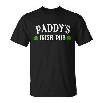 Paddys Irish Pub St Patricks Day Tshirt Unisex T-Shirt - Monsterry CA