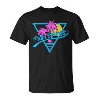 Palm Springs Retro 80S Neon Unisex T-Shirt - Monsterry AU