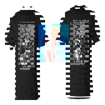 Patriotic Trump Hugging Flag Pro Trump Republican T-shirt - Thegiftio UK